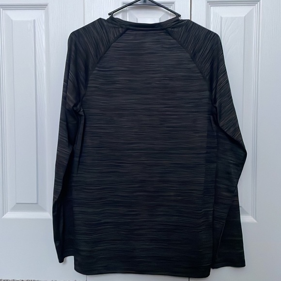 Reebok Long Sleeve Shirt Gray Small - Picture 2 of 4